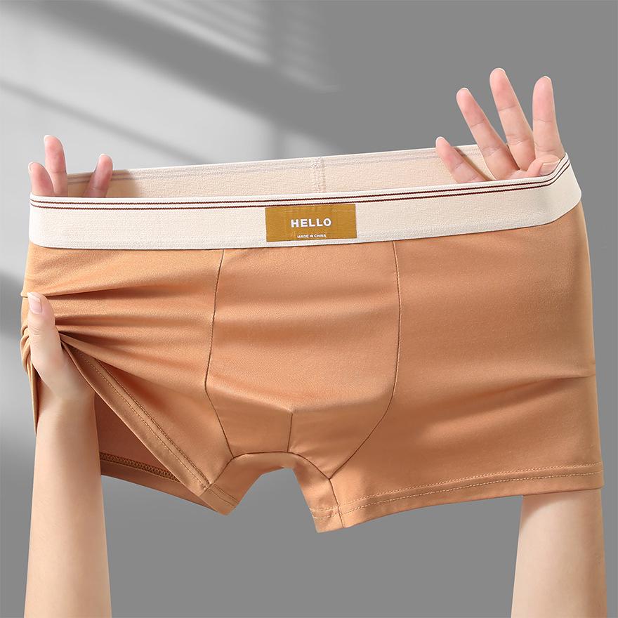 [New Arrival] Men's Youth Mid-Waist Boxer Briefs - Large Size Shorts