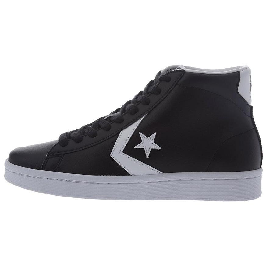 Converse Pro Leather 76 Mid Black Unisex Sneakers White 157717C