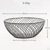 Simple Basket Iron Wire Organizer Vegetable Rack Storage Tray Holder Table