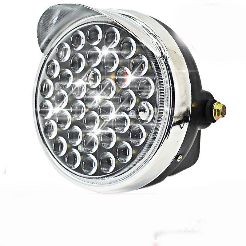 12-80V 21/37/66/114/132/181Beads Tricycle Motorcycle Headlight Waterproof Spot Light Beam Motorbike Fog Lamp LED Spotlight Light