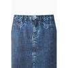 Benetton Denim Printed Banding Skirt Bask92631