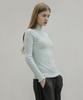 Waiowai Frill High-Neck Long-Sleeve T-Shirt_Sky Blue