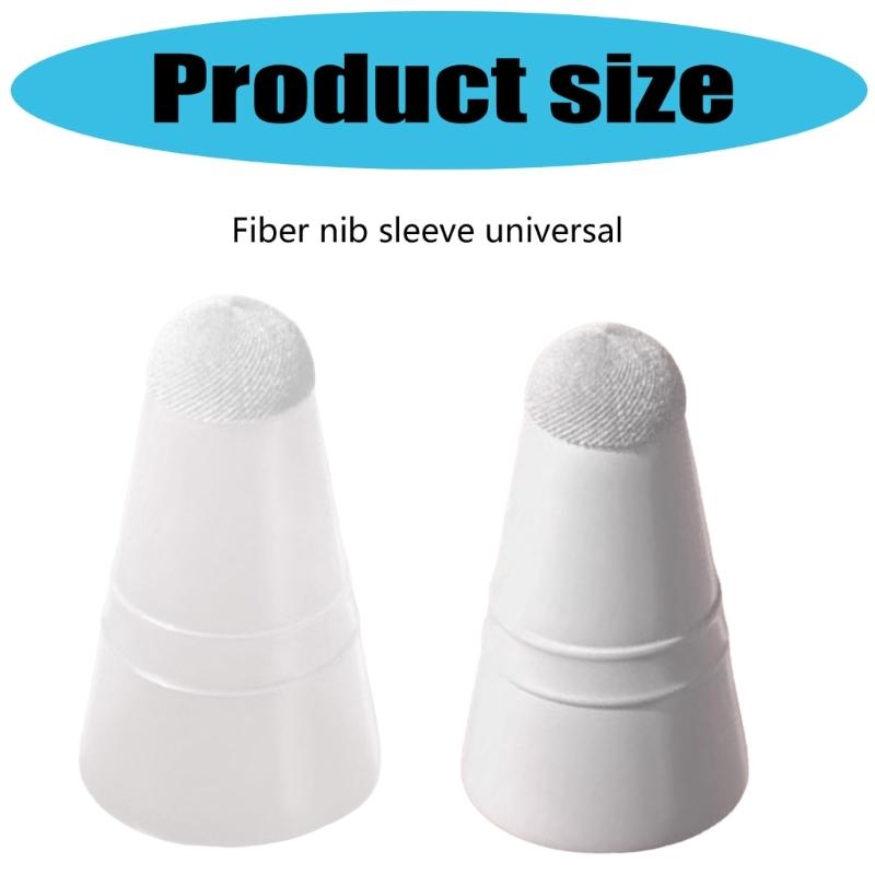 Silicone Fiber Nibs Protectors for Styluses Touch Pen Enhancing Note Taking and Digital Art