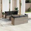 VidaXL Garden Lounge Set with Cushions 7 Pcs, Sofas with Adjustable Feet, Outdoor Furniture Set Patio Terrace, 3249101