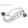 Car Parking Sensor Set Lcd Display 4 Probe 80db Buzzer Alarm Backup Reversing Radar Monitor Detector