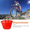 Vielseitiger Kunststoffkorb im pastoralen Stil, Fahrrad-Organizer, zusammenklappbarer Fahrrad-Organizer, Vorderkorb, Reitausrüstung