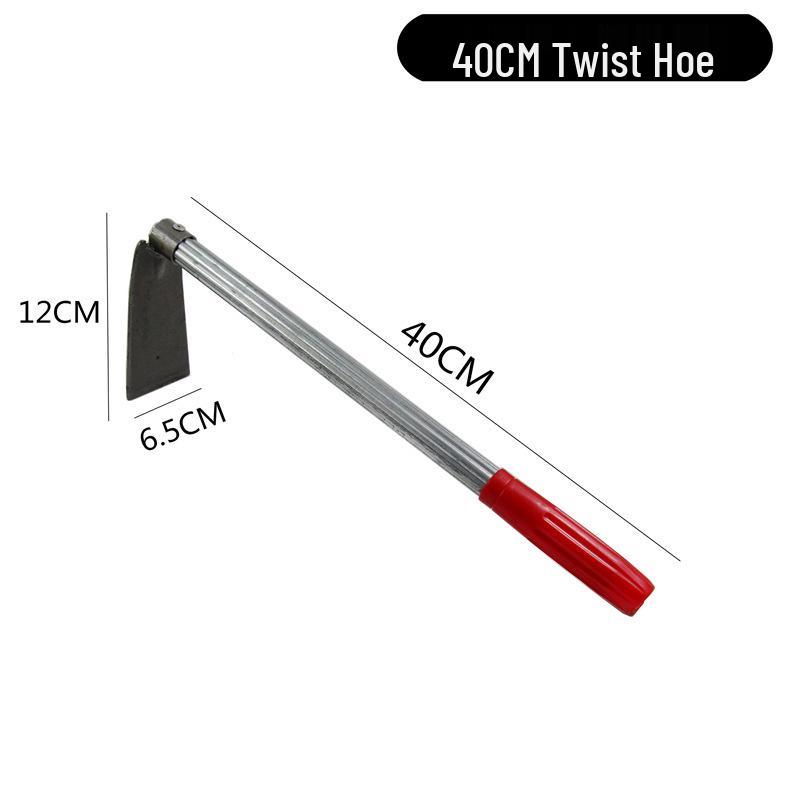 Compact Manganese Steel Hoe Set for Planting, Weeding, and Soil Loosening