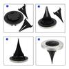 16-LED & 12-LED Stainless Steel Solar In-Ground Lights