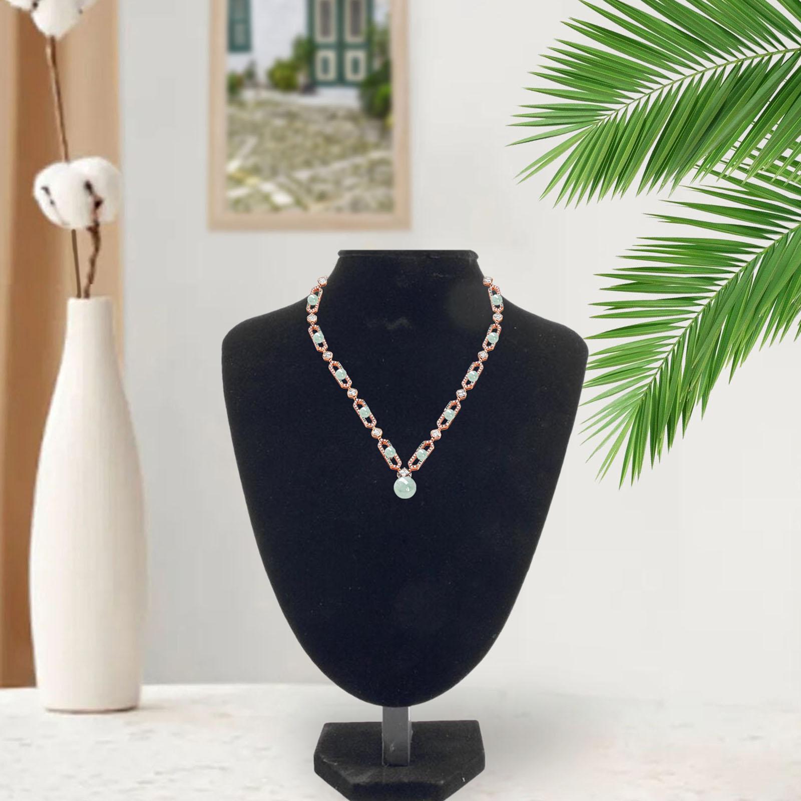 

Elegant Jewelry Display Mannequin, Jewelry Tower Rack, Large Chain Organizer, Velvet Necklace Display Model for Shelf 29cmx21cm