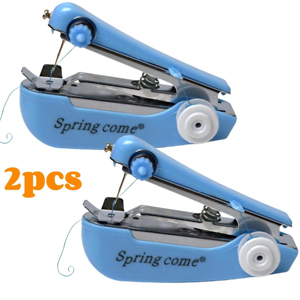 Portable Mini Handheld Sewing Machine Easy Quick Stitch Tool For DIY Fabrics Repairs Kids Clothing Space-Saving Tailoring Tool