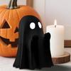 Spooky Cute Finger Ghost Statue Ornaments, Perfect for Indoor & Porch Halloween Decor for Shelf Home Festive Party Tabletop