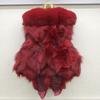 Vest Natural Soft Fox Fur Sleeveless Jacket Lady Quality Warm Real Fox Fur Gilet