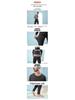 Volcanic Rock Winter Thermal Suit: Thick, Solid Color Round Neck Underwear for Men & Women - Autumn/Winter