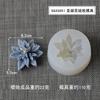 Christmas Aromatherapy Candle Mold Christmas Flower Silicone Mold Resin Molds Cake Decorating Handmade Soap Mold Candle Making