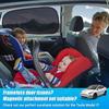 ZATOOTO Tesla Model Y Window Shades For Rear Window Sun Shade Semi Transparent Static Cling |  Fit -2024 | 95% UV & Heat Block | Privacy Protection |