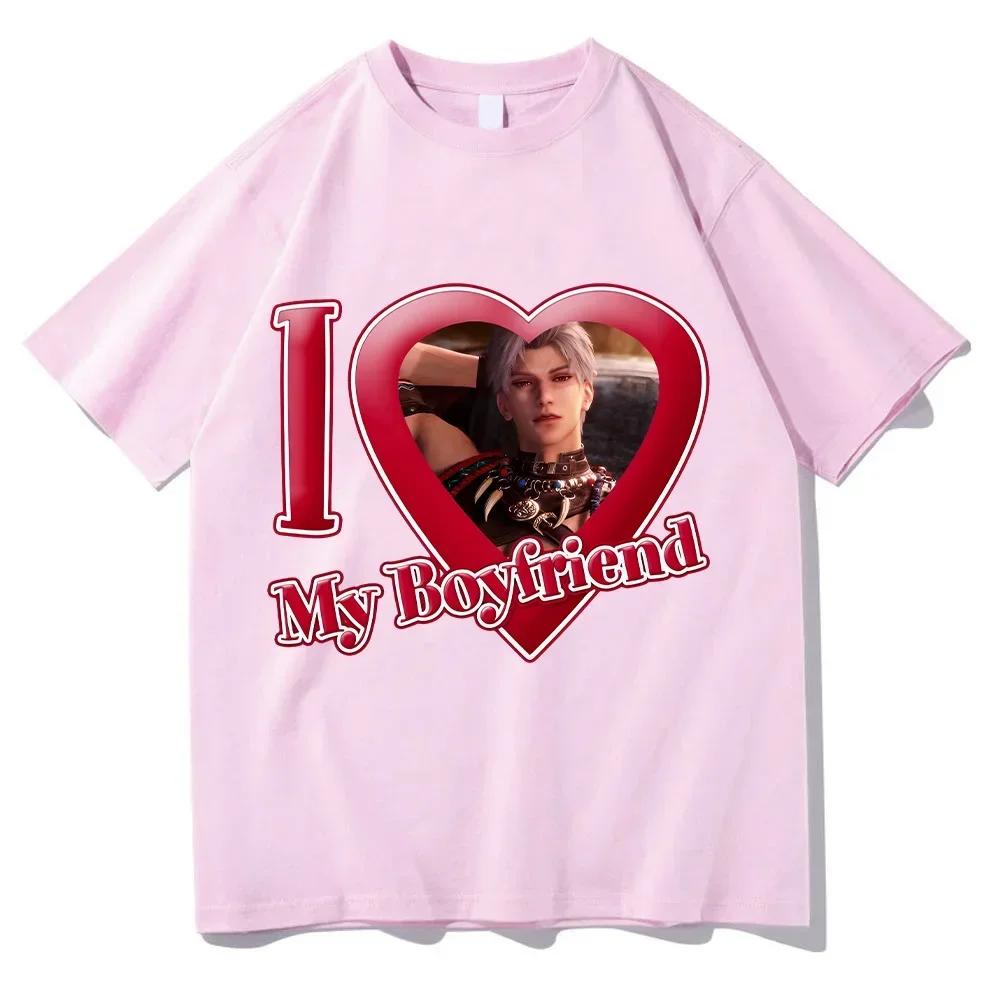 

Clothing Valentines Perfect T-shirt Hot Game Fashion New Deepspace Tshirt I Love Boyfriend Tops Women Harajuku Short Sleeved Top 4XL