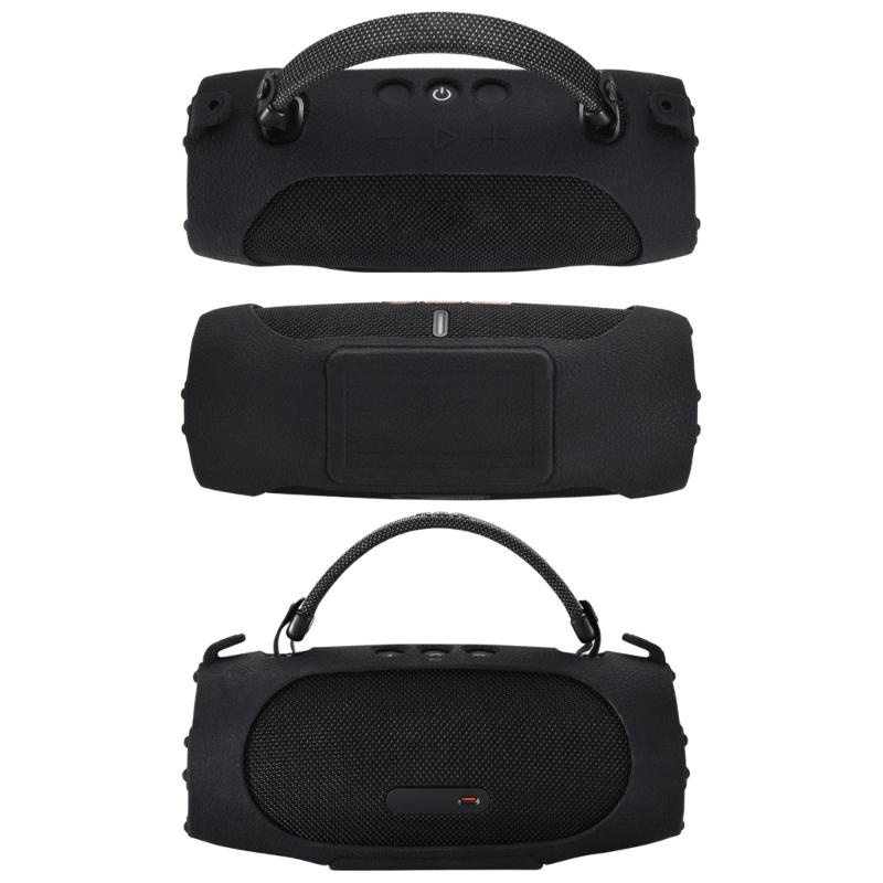 Portable Silicone Cover with Carrying Straps Protective Skin for Charge 6 Speakers, Water Resistant