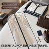 5Pcs Garment Bag Transparent Suit Dust Proof Cover with Zipper Multi-role Travel Dress Bag Wardrobe Storage Bag for Home Travel