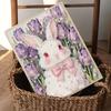 Crystal Pearl Painting 5D DIY Frame Decoration Painting Cute Rabbit Home Wall Decoration Transparent Pearl Gemstone Painting Picture Art Crafts