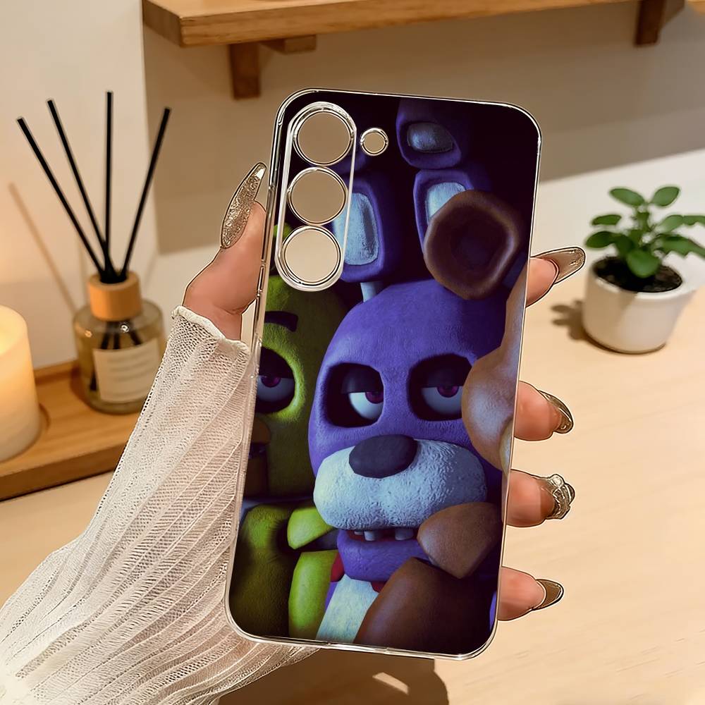 Five N-Nights At F-Freddys Fnaf Phone Case For Samsung Galaxy A71,A70,A52,A51,A40,A30 Transparent Cover