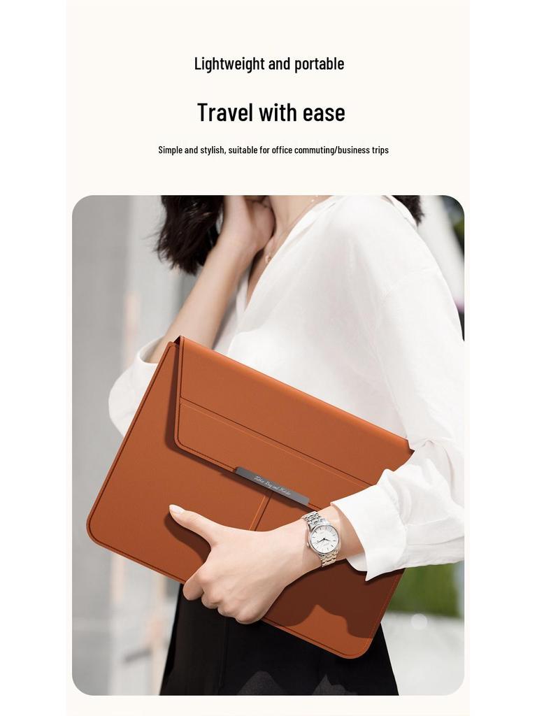 14-Inch Cross-Border Laptop Bag with Stand, Fits MacBook 15-Inch - Protective Sleeve Cover