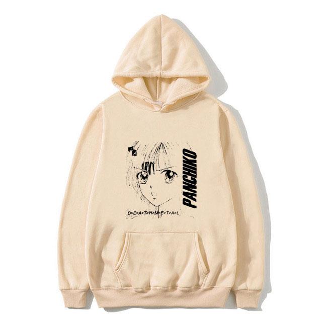 Panchiko DEATHMETAL Album Hoodie Herren Übergroßes Sweatshirt Herren Damen Hip Hop Rock Kapuzen Trainingsanzüge Mann Lässige Lockere Hoodies
