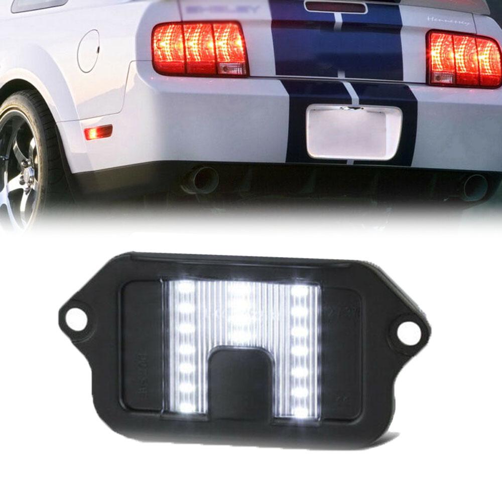 Bright SMD LED License Plate Light Housing Set For 2005-2009 Ford Mustang