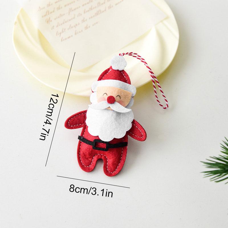 1pc Snowman Cute Hanging Pendants Cartoon Xmas Tree Party Decoration Christmas Santa Claus