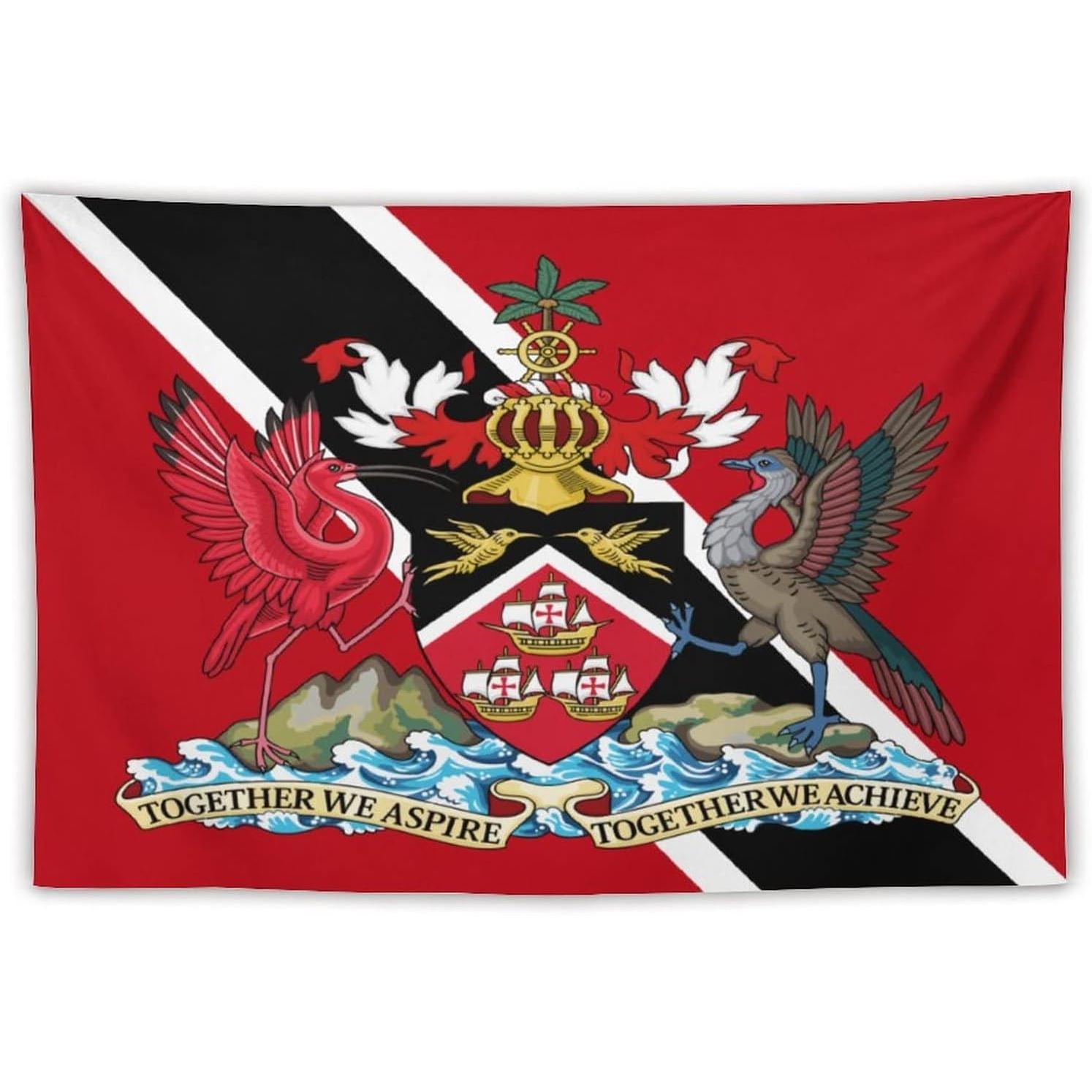 Tapestry Calculay Trinidad and Tobago Flag 75x100 чёрный