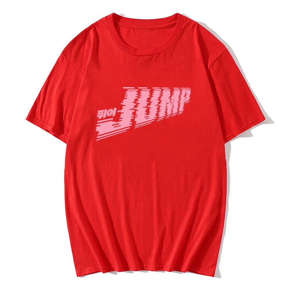 Skoč Jednobarevné tričko Módní Dívčí Kapelní trička Unisex Streetwear Ležérní Volné Krátký Rukáv Bavlněná Trička
