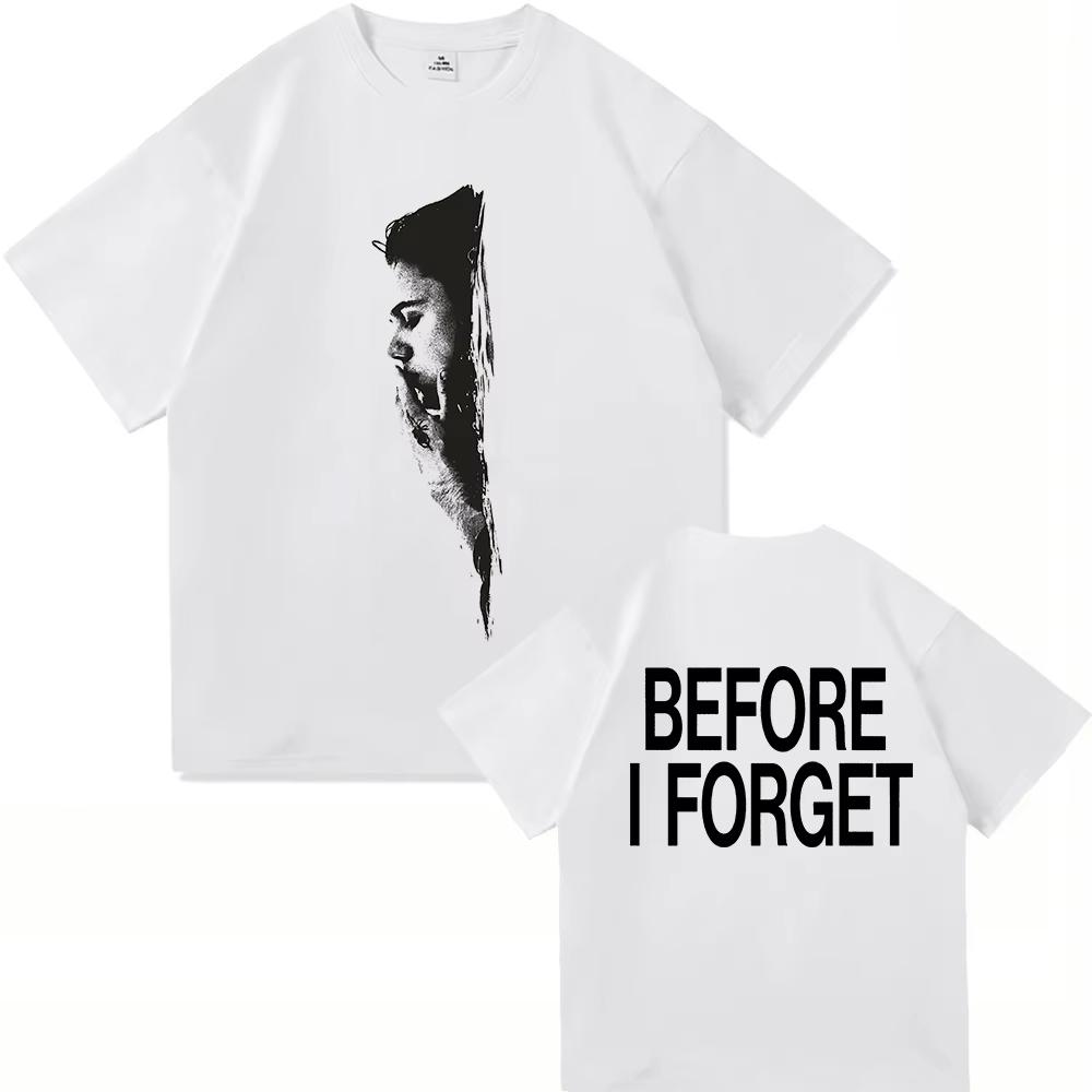 The Kid Laroi Before I Forget Tee Shirt 2026 New Album Menwomen Clothing Harajuku High Quality Tops pure Cotton TShirts Vintage