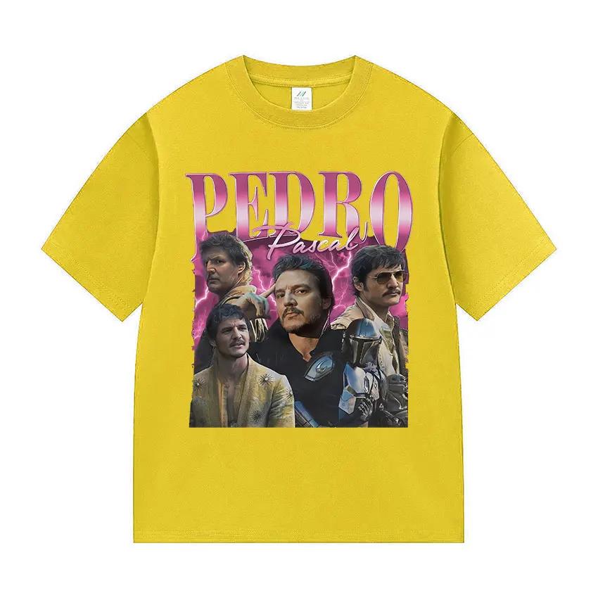 Pedro Pascal Unisexs Movie Pattern Tshirt Retro High Quality Fashion Clothing Suitable For Both Unisex And Unisex