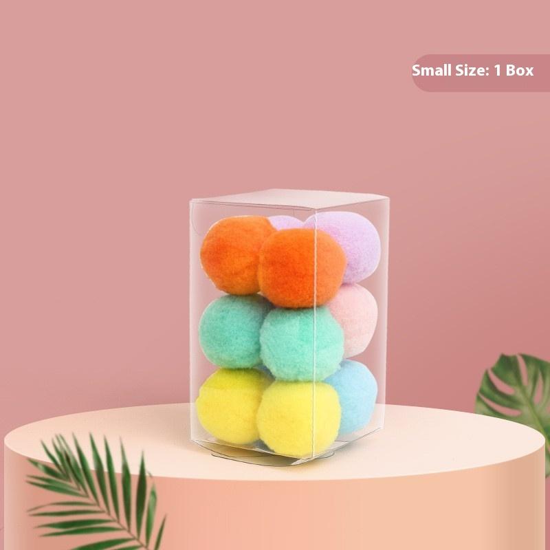 Cat Toys, Colorful Silent Silent Balls, Cat Teasing Artifacts, High Elastic Hairballs, Gnawing Kittens Into Cat Self-hi Balls, Quiet