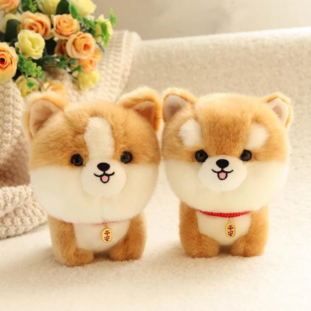 Stuffed Doll Fluffy Dog Plush Toy Plush Fluffy Puppy Soft Doll  Girl Gift