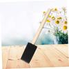 POPETPOP Sponge Paint Brush Set with Wooden Handles for Art and and Crafts 1-Inch Drawing, Painting, Staining, Varnishing,