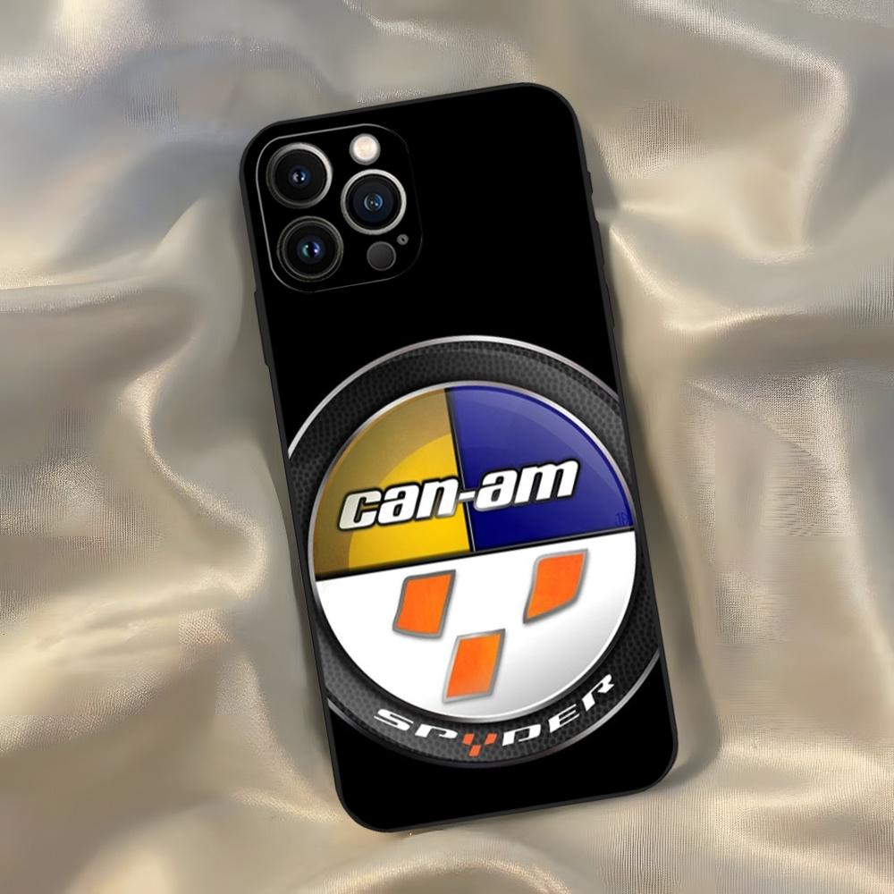 

Can Am Can-am Team Phone Case for Iphone 16 15 14 13 12 11 Pro Max Xr X Xs Mini 8 Plus SE 2022 Black Soft Silicone Cover iPhone 14 Pro Max