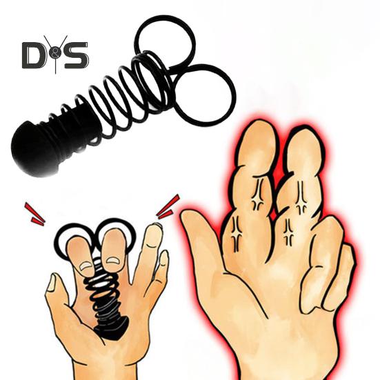 1/2Pcs Finger Grip Strengthener Strength Training Spring Two-Finger Flexibility Exerciser Kids Adults Hand Finger Trainer Anxiety Relief Fidget Toy