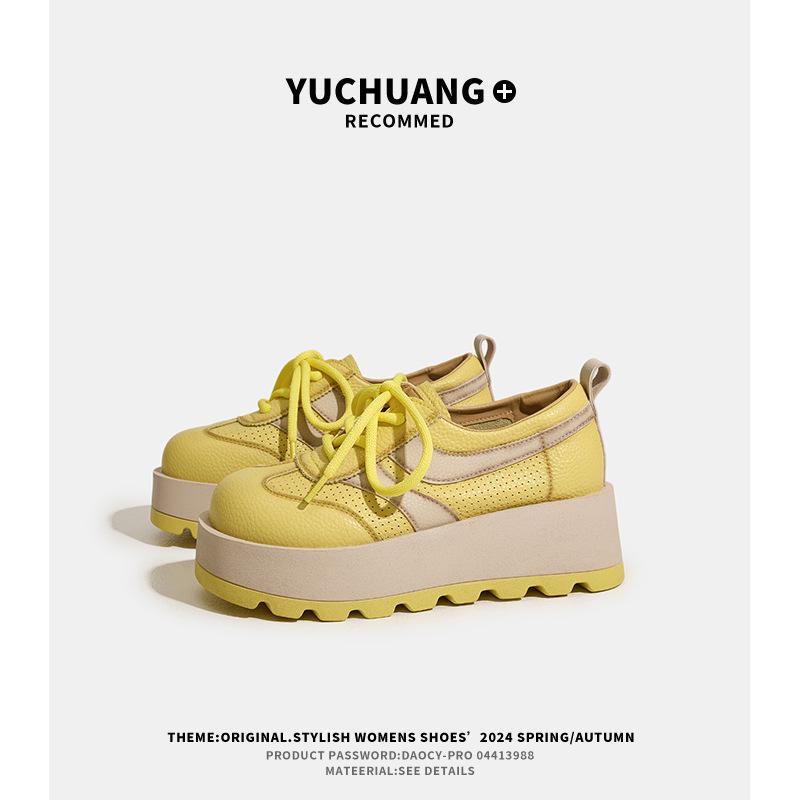 

7CM heightening hollow little white shoes women s 2025 super fire Internet celebrities with the same leg length versatile casual sports women s shoes 34