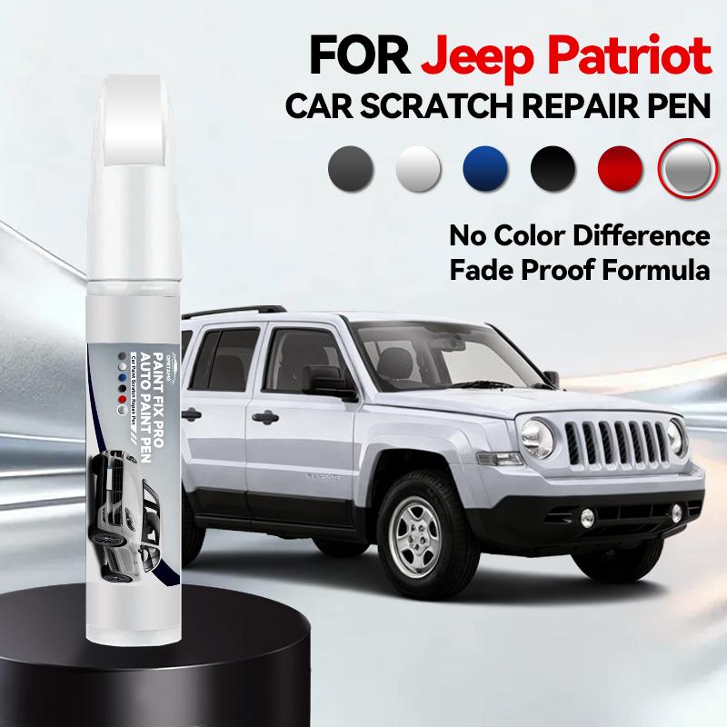 Fahrzeug zur exklusiven Nutzung Für Jeep Patriot Autolack Reparaturstift Ausbesserungsstift Kratzerentferner DIY Auto Zubehör Rot Schwarz PX8 Weiß