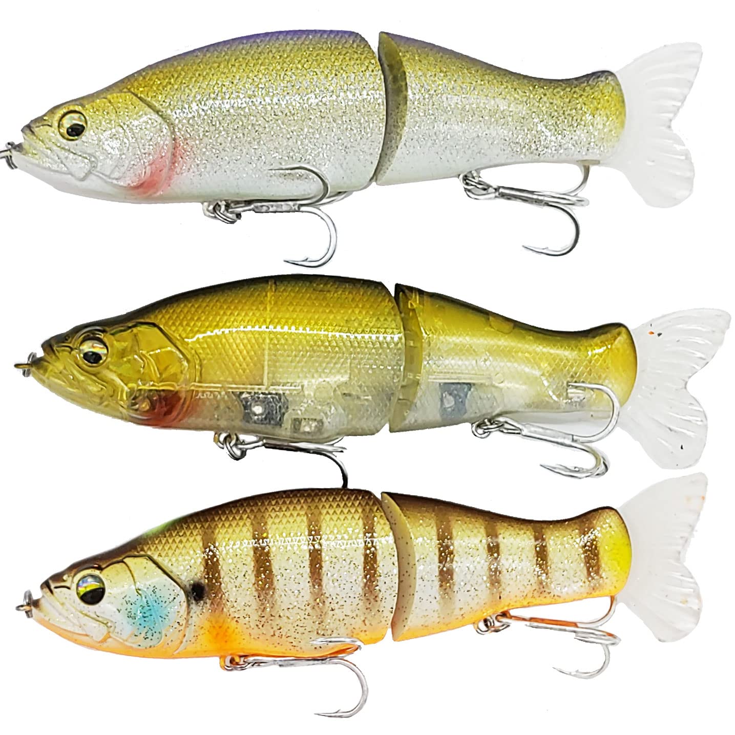 

Jointed Big Bait Lure Magnetic 135mm 1oz SS Sea Bass Black Bass [PB Lure] S-shaped (B Set)