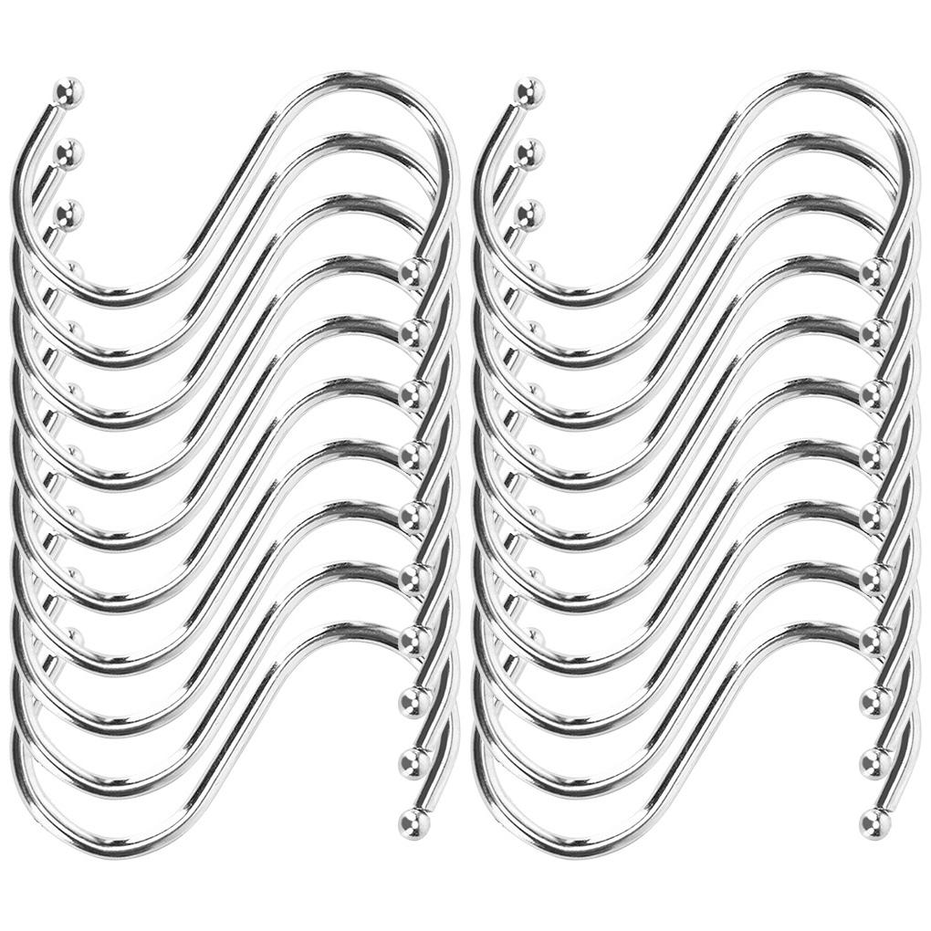 20Pcs S Hooks Kitchen Clothes Hangers Hanging Tools for Plant Pan Pots Utensils