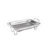 Commercial Grilled Fish Roasting Pan Set with Rack, 36x27cm