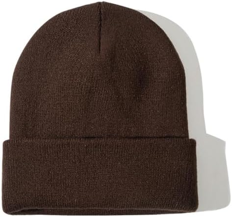 Rosoz Unisex Winter Beanie Cuffed Knit Skull Cap for Men and Women