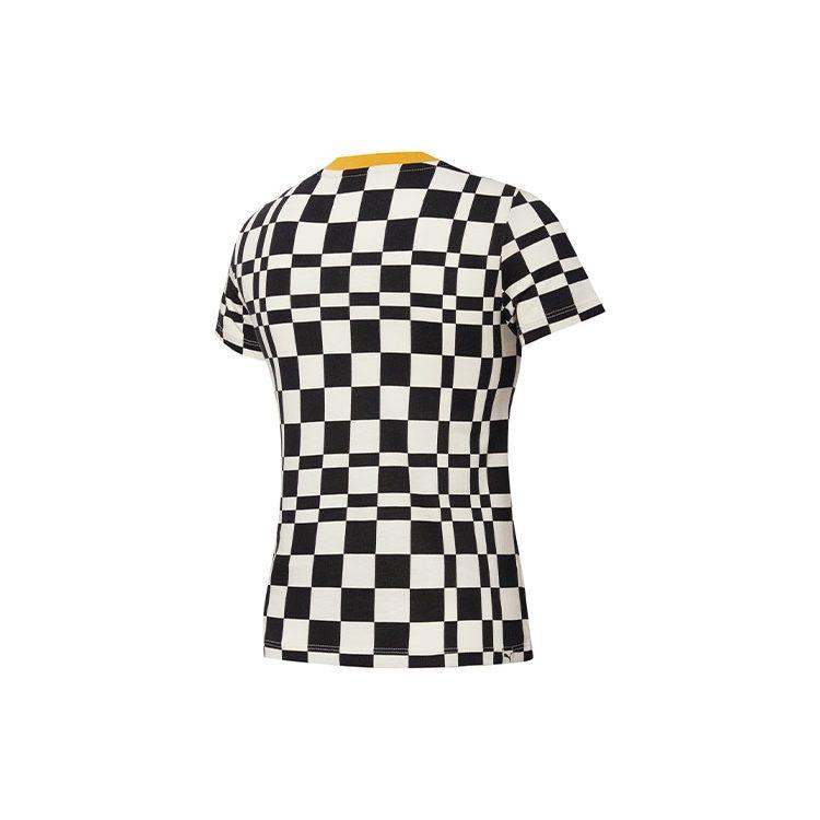 Puma T Shirts Women's Black Crew Neck Moderate Straight Fit 533046-01