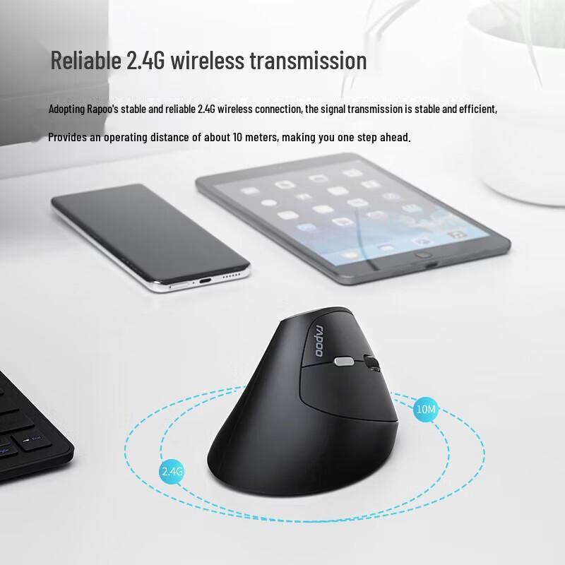 Rapoo MV20 Silent Wireless Vertical Mouse