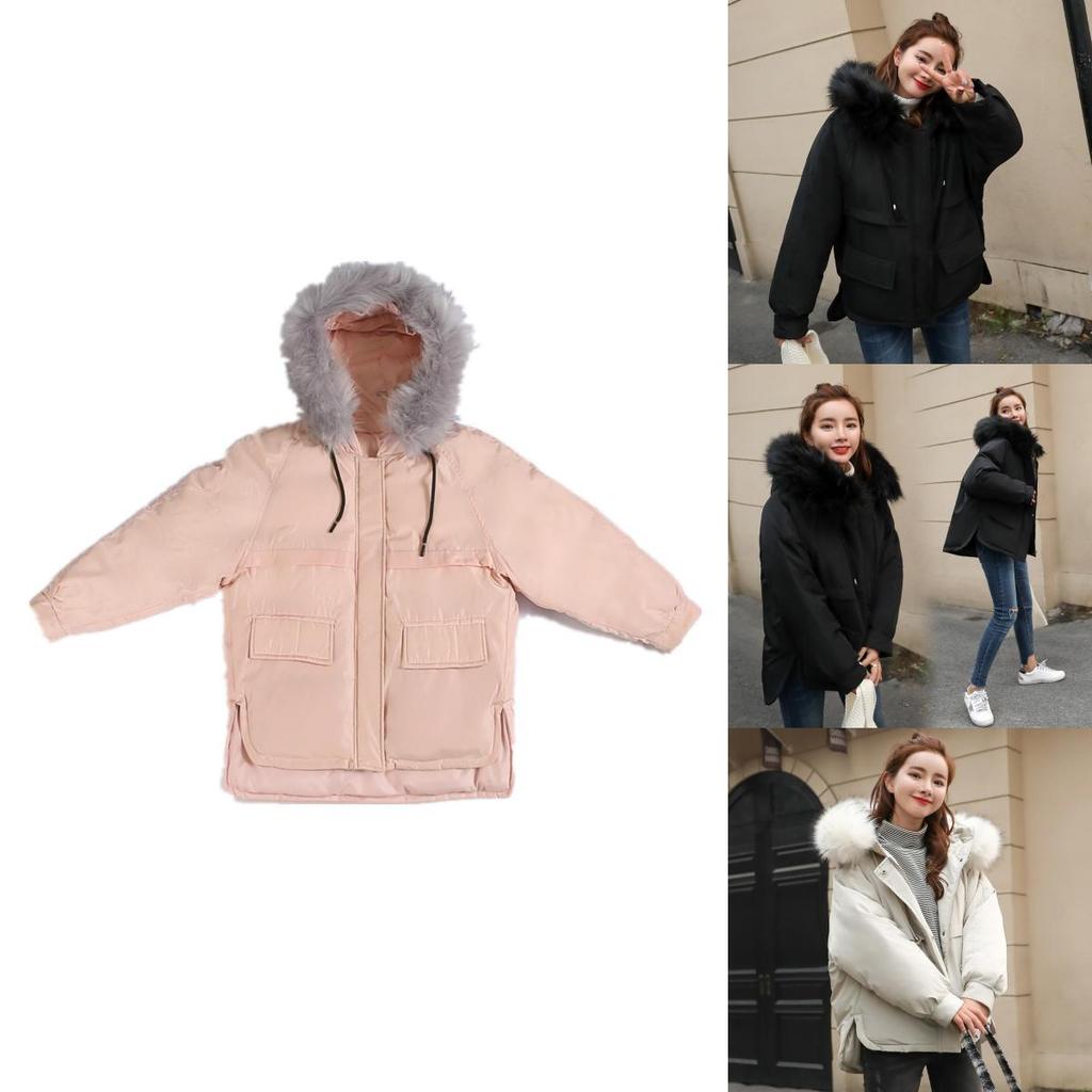 Premium Women Short Warm Coat With Hoodies For Cozy Winter Parkas Fashion