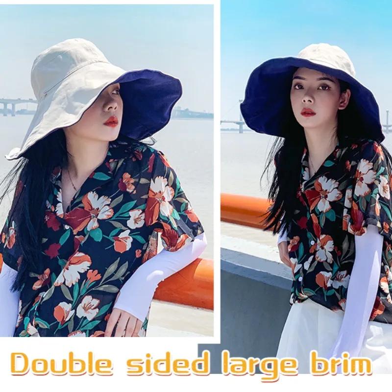 Wide Brimmed Sun Hat for Women, UV Resistant Hiking Fisherman Hat, Foldable Summer Beach Hat