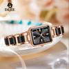 Gold Inlaid Jade Qingti Watch Women'S Small Dial Women'S Bracelet Watch High-End Women'S Watch Luxury Jewelry Buckle Retro Trend