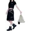 MLB T Shirts Unisex Black Crew Neck 3ATSB3054-50BKS