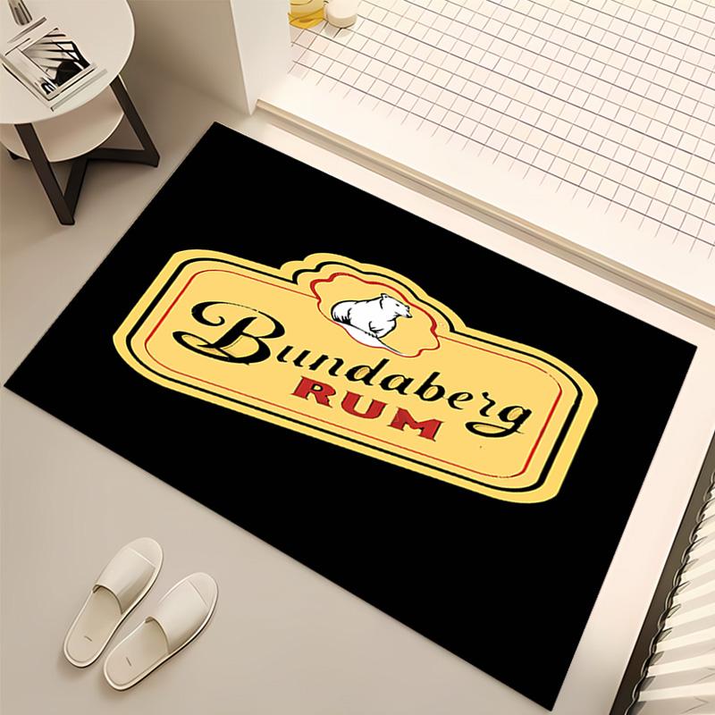 RUM B-Bundaberg Print Area Rug - Soft,Washable Non-Slip Indoor Mat,Living Room,Home Office Decorative Rug